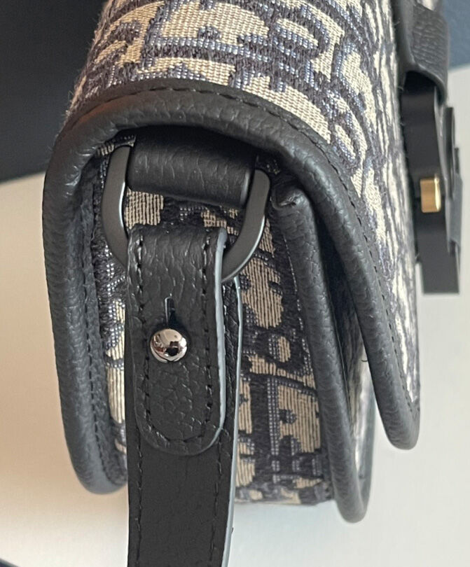 Christian Dior Gallop Messenger Bag Dark Blue